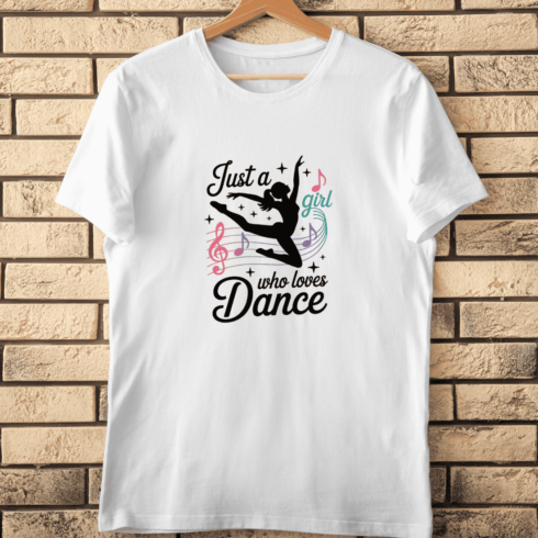 Dancing with Stars and Music Notes T-Shirt Design cover image.