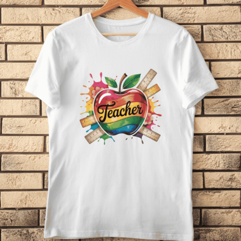 Inspire Minds Teach Love T-Shirt Design cover image.