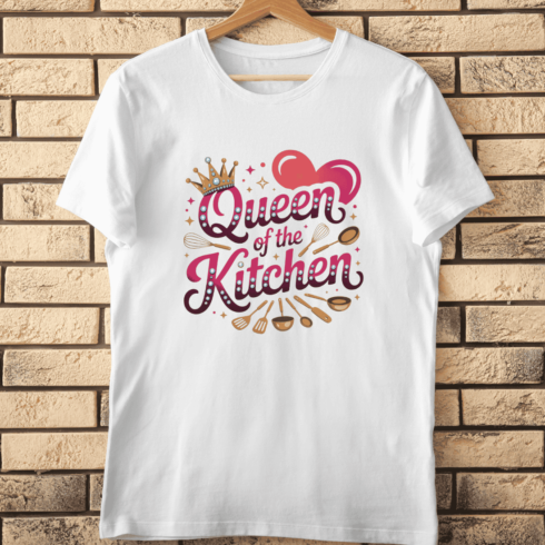 Baking Lover T-Shirt Design cover image.