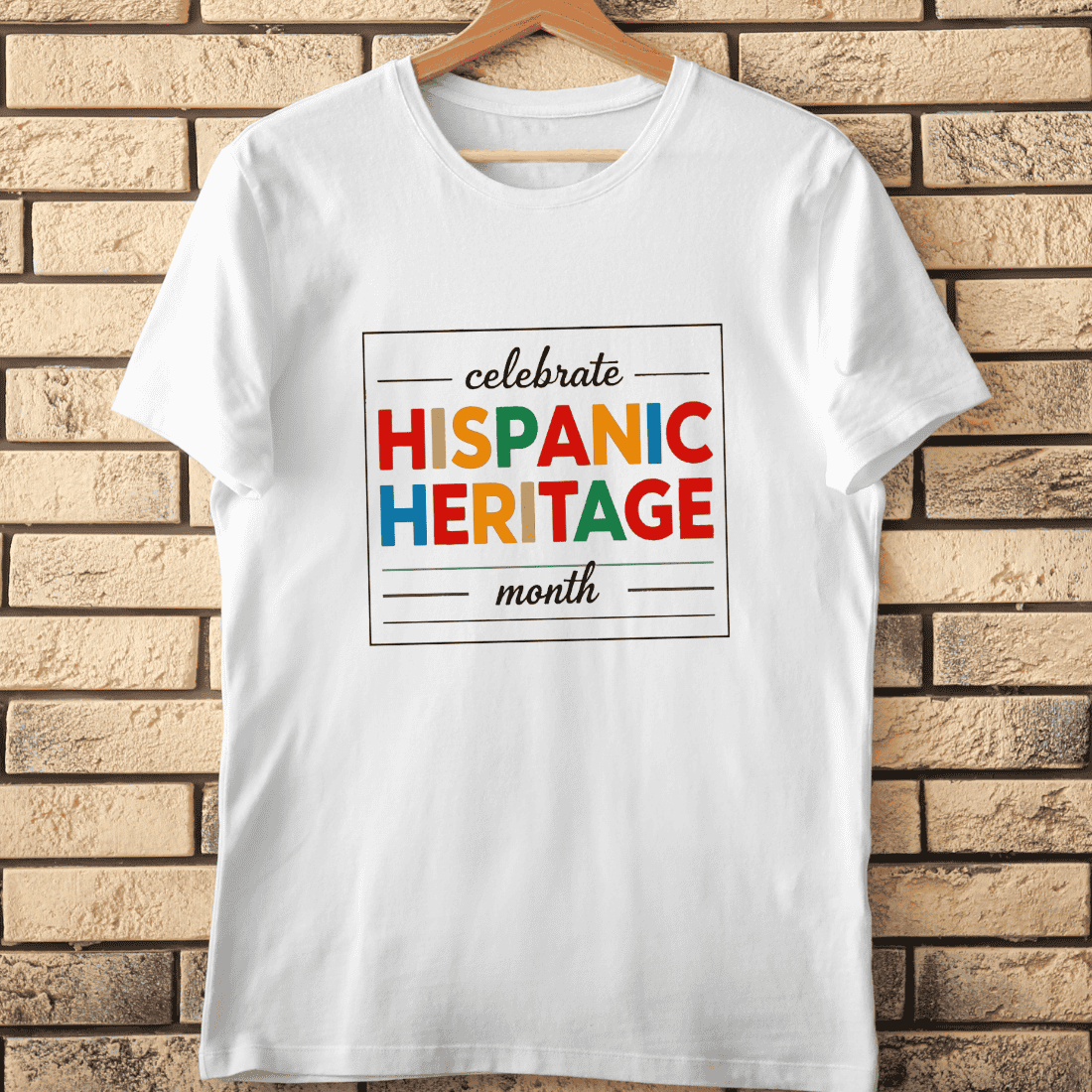 Celebrate Heritage Month T-Shirt Design cover image.