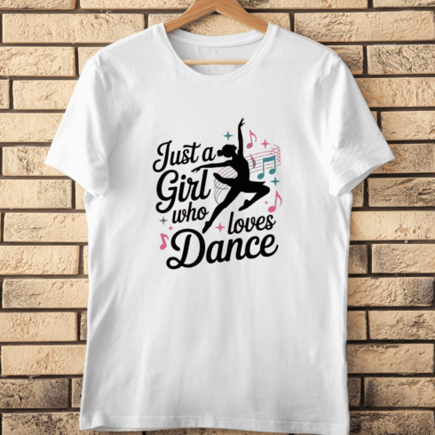 Dance Passion Silhouette T-Shirt Design cover image.