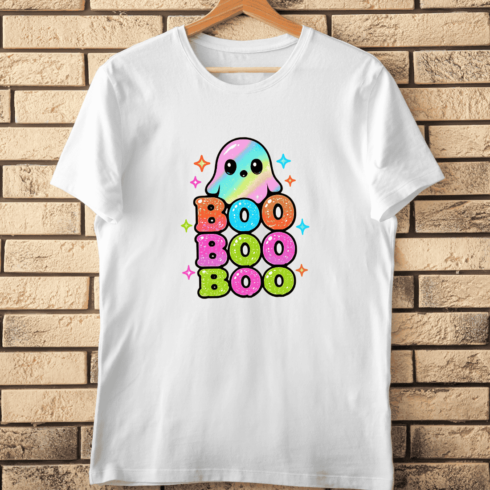 Playful Spooky Season T-Shirt Design cover image.