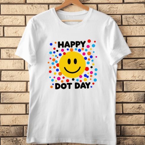 Colorful Dot Day Fun T-Shirt Design cover image.