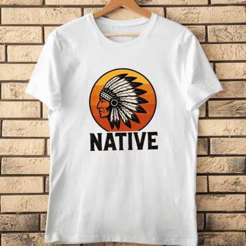 Cultural Native American T-Shirt Design cover image.