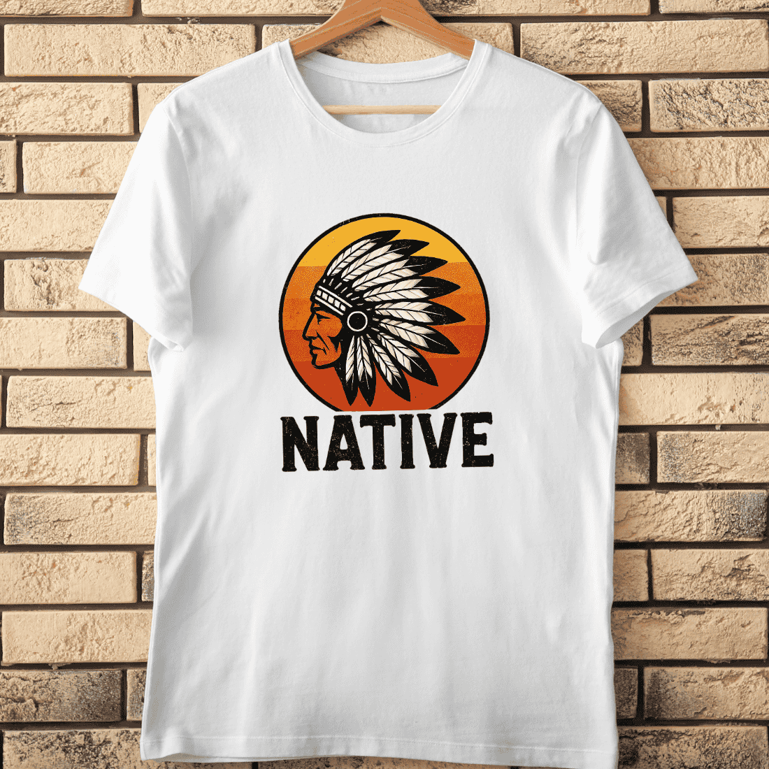 Cultural Native American T-Shirt Design cover image.