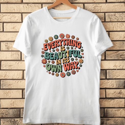 Groovy Affirmation T-Shirt Design cover image.