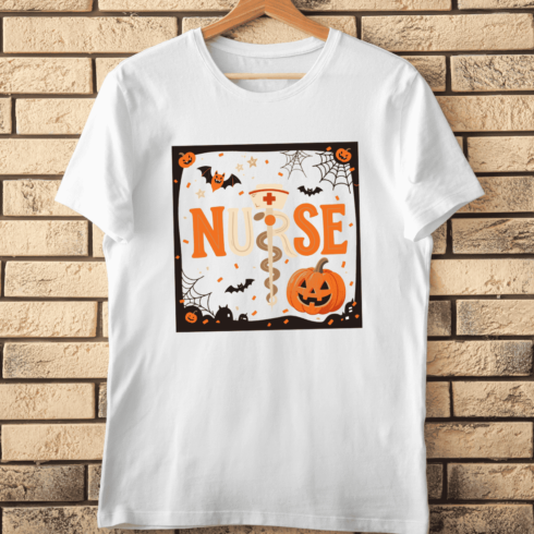 Nurse Halloween Party T-Shirt Design cover image.