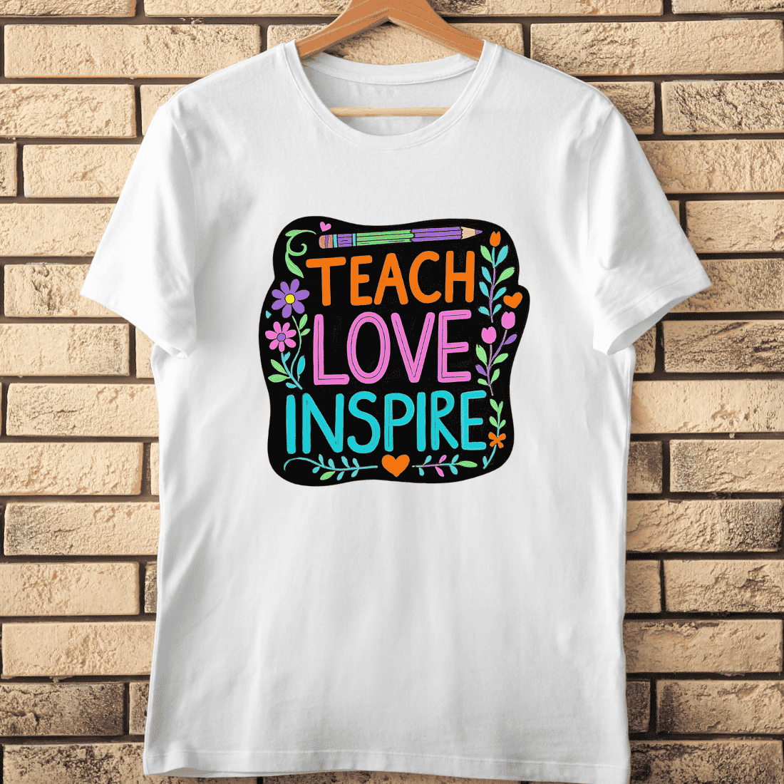 Back to School Motivation T-Shirt Design cover image.