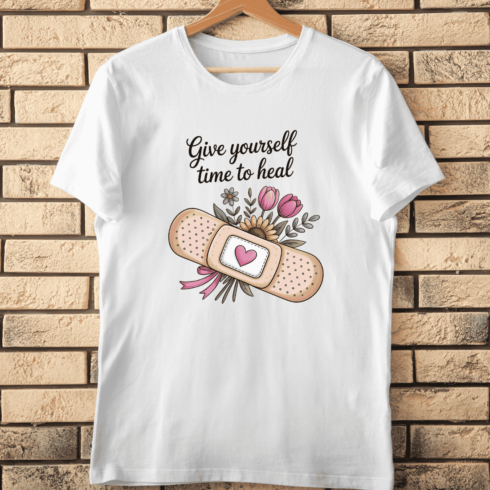 Mental Health Awareness T-Shirt Design cover image.