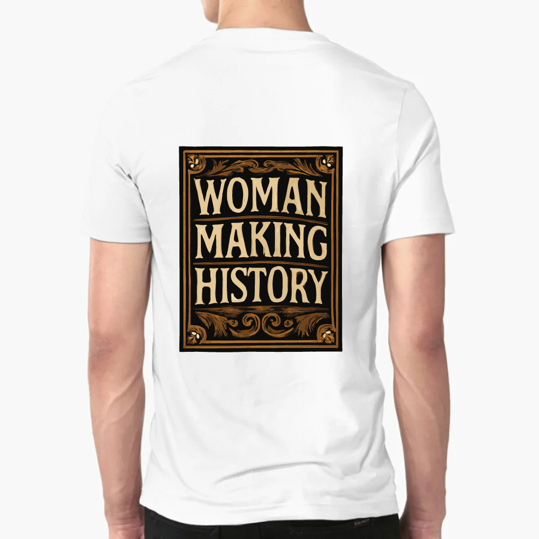 Woman Making History Vintage T-Shirt Empowerment preview image.