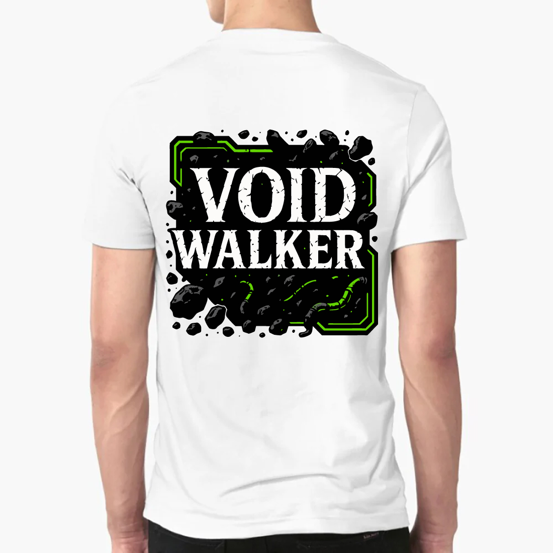 Void Walker Dark Gaming Sci-Fi Tee preview image.