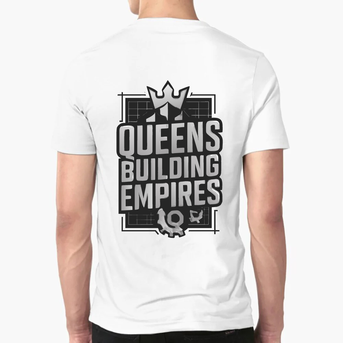 Queens Building Empires Crown T-Shirt Women Power preview image.