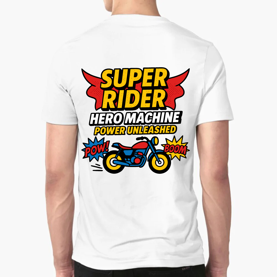 Super Rider Hero Machine Power Unleashed Tee preview image.