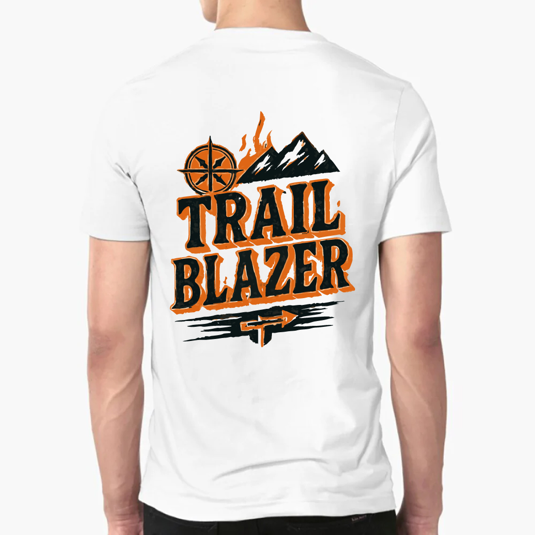 Trail Blazer Adventure Hiking Outdoor T-Shirt preview image.