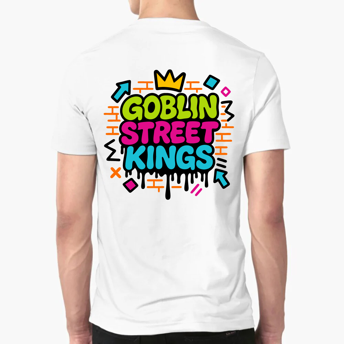 Goblin Street Kings Graffiti Style Gaming T-Shirt preview image.