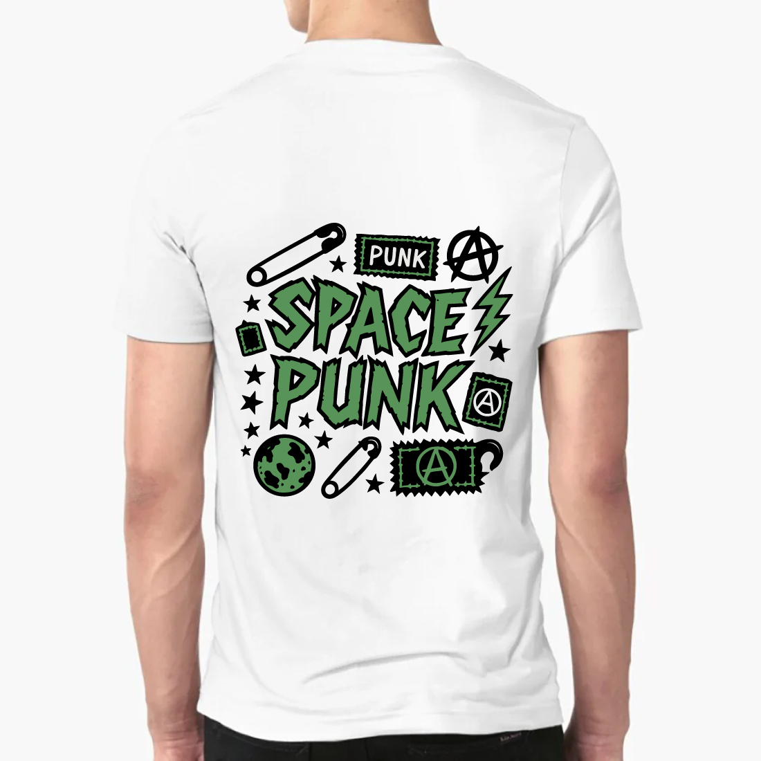Space Punk Tee - Galactic Anarchist Design preview image.