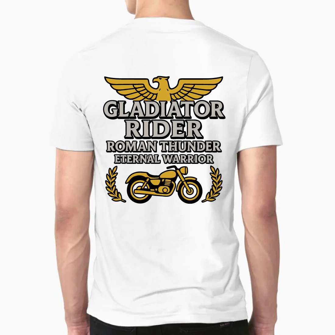 Gladiator Rider Roman Thunder Warrior Tee preview image.