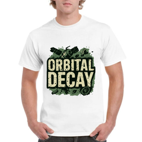 Orbital Decay Space Satellite T-Shirt cover image.