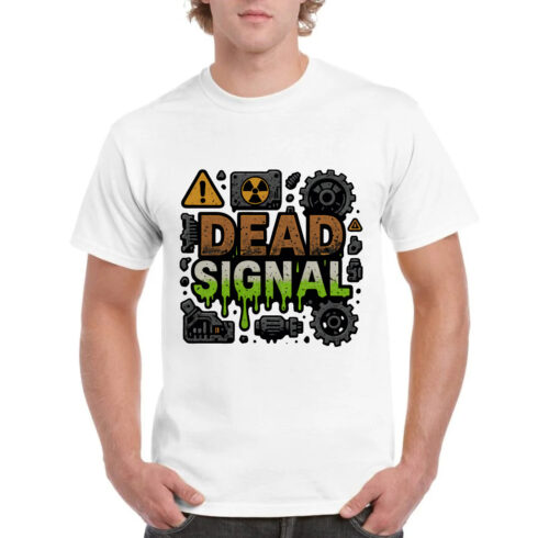 Dead Signal Post Apocalyptic Gaming Tee cover image.