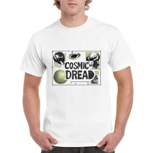Cosmic Dread Space Horror Tee - Sci-Fi Graphic cover image.