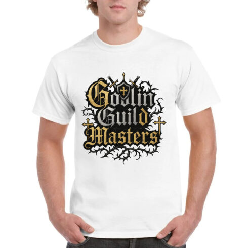 Goblin Guild Masters Medieval Fantasy Gaming Tee cover image.