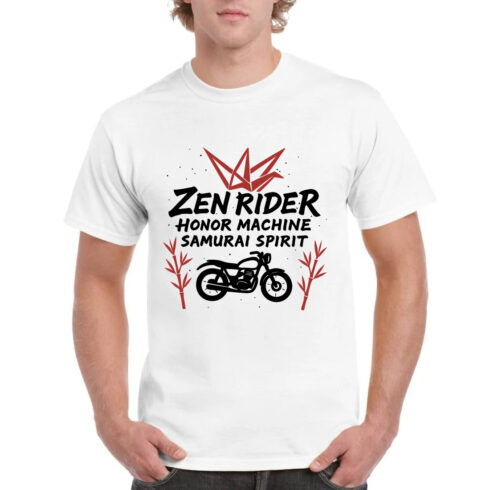 Zen Rider Honor Machine Samurai Spirit Tee cover image.