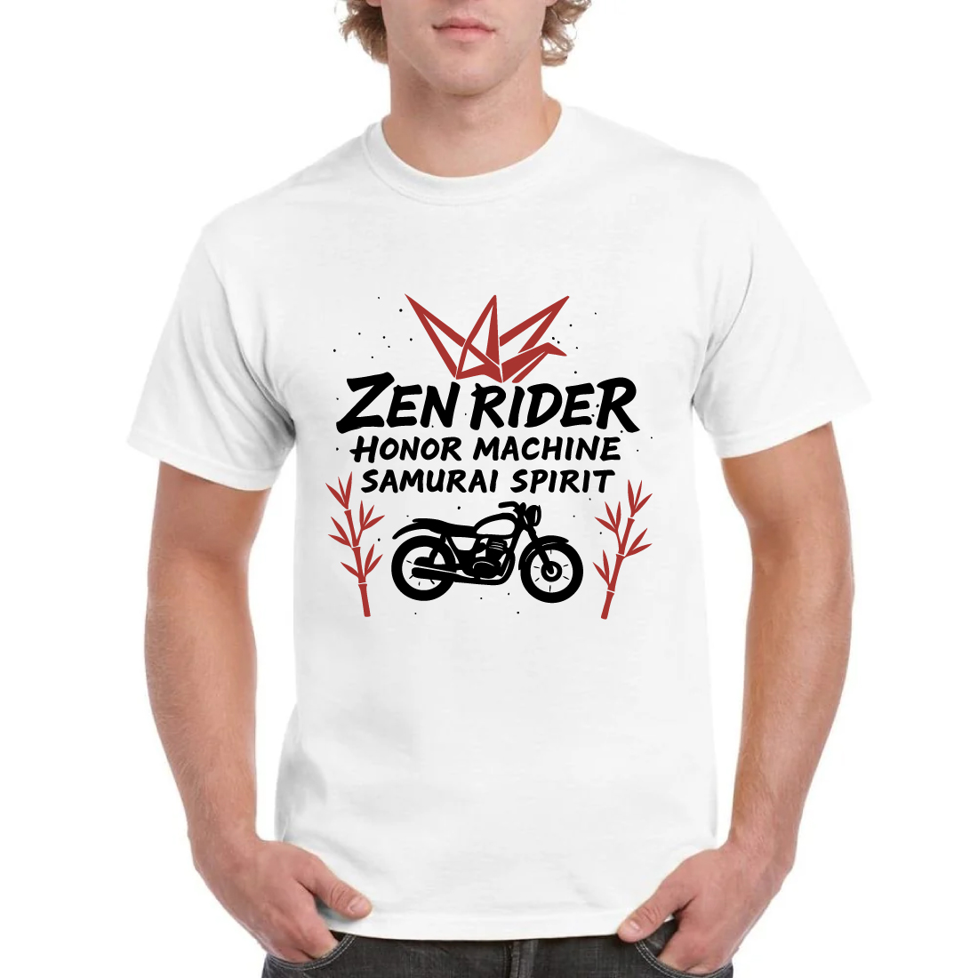 Zen Rider Honor Machine Samurai Spirit Tee cover image.