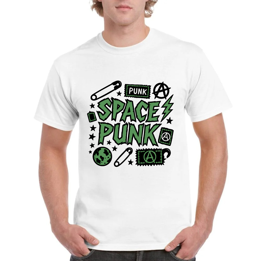 Space Punk Tee - Galactic Anarchist Design cover image.