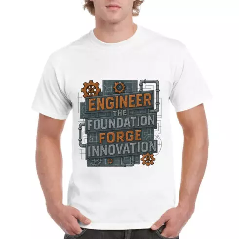 Engineer Foundation Forge Innovation Engineering Tee cover image.