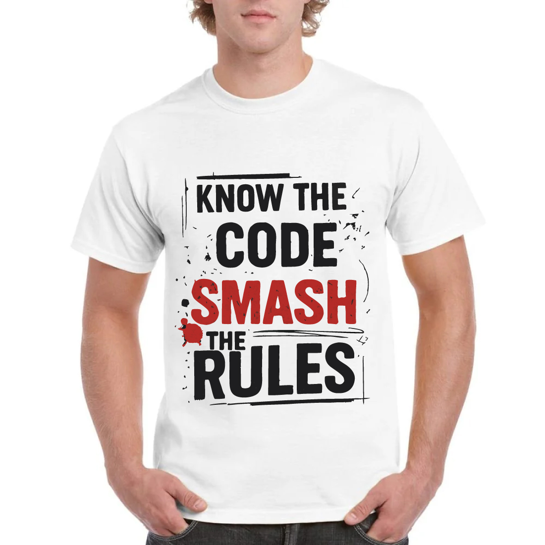 Know The Code Smash The Rules T-Shirt cover image.