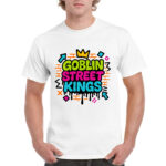 Goblin Street Kings Graffiti Style Gaming T-Shirt cover image.