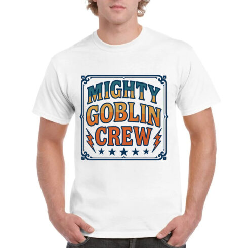 Mighty Goblin Crew Fantasy Gaming T-Shirt cover image.
