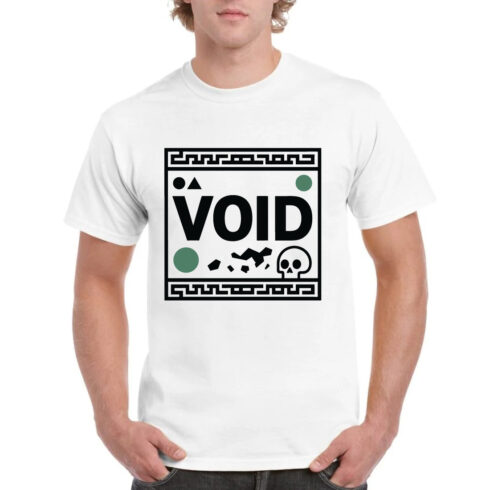 Void Gothic T-Shirt Dark Aesthetic Geometric Tee cover image.