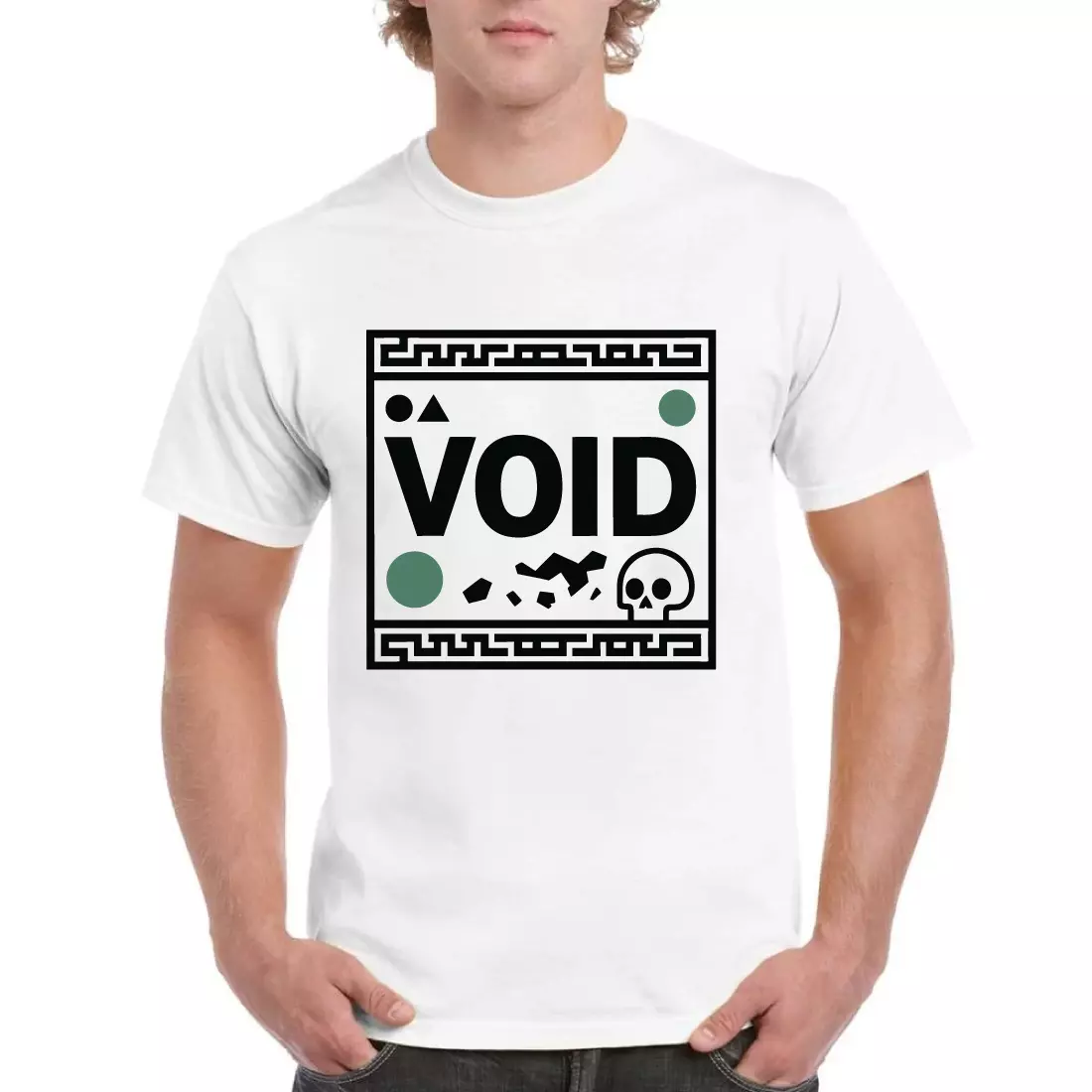 Void Gothic T-Shirt Dark Aesthetic Geometric Tee cover image.