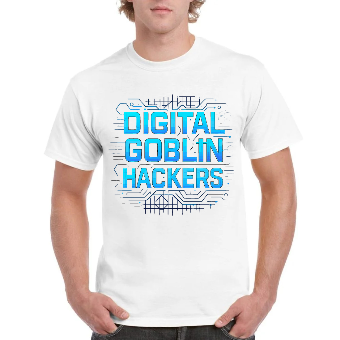 Digital Goblin Hackers Tech Tee - Coding Shirt cover image.
