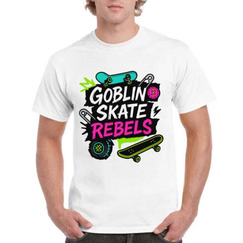 Goblin Skate Rebels Skateboard Street Urban T-Shirt cover image.