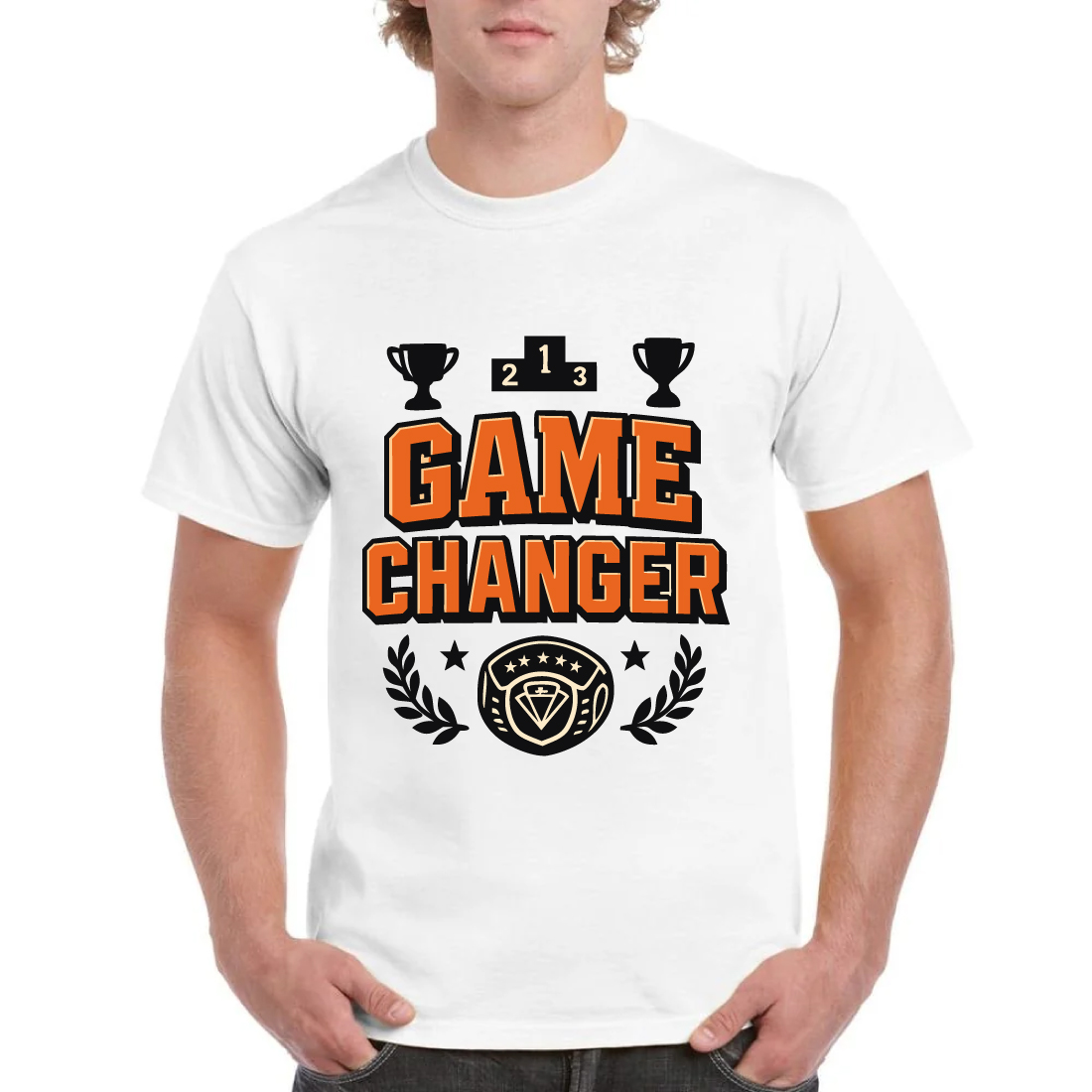 Game Changer Sports Winner Champion T-Shirt cover image.