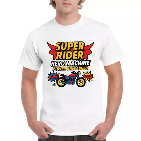 Super Rider Hero Machine Power Unleashed Tee cover image.