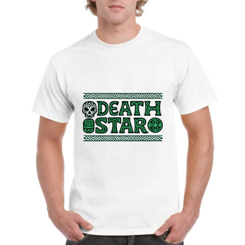 Death Star Tribal Tee - Sci-Fi Geometric Design cover image.