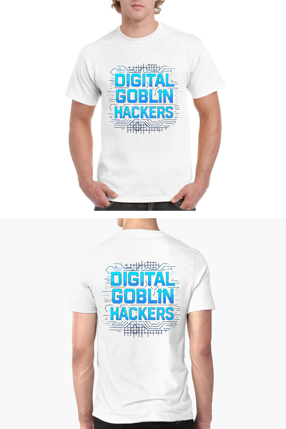 Digital Goblin Hackers Tech Tee - Coding Shirt pinterest preview image.