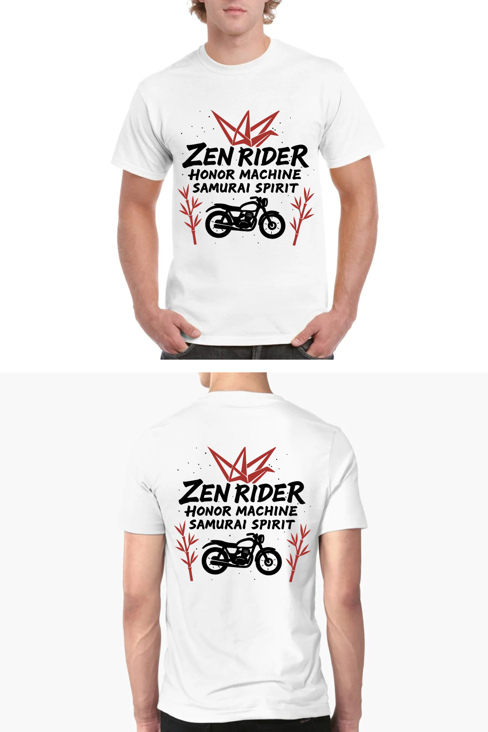 Zen Rider Honor Machine Samurai Spirit Tee pinterest preview image.