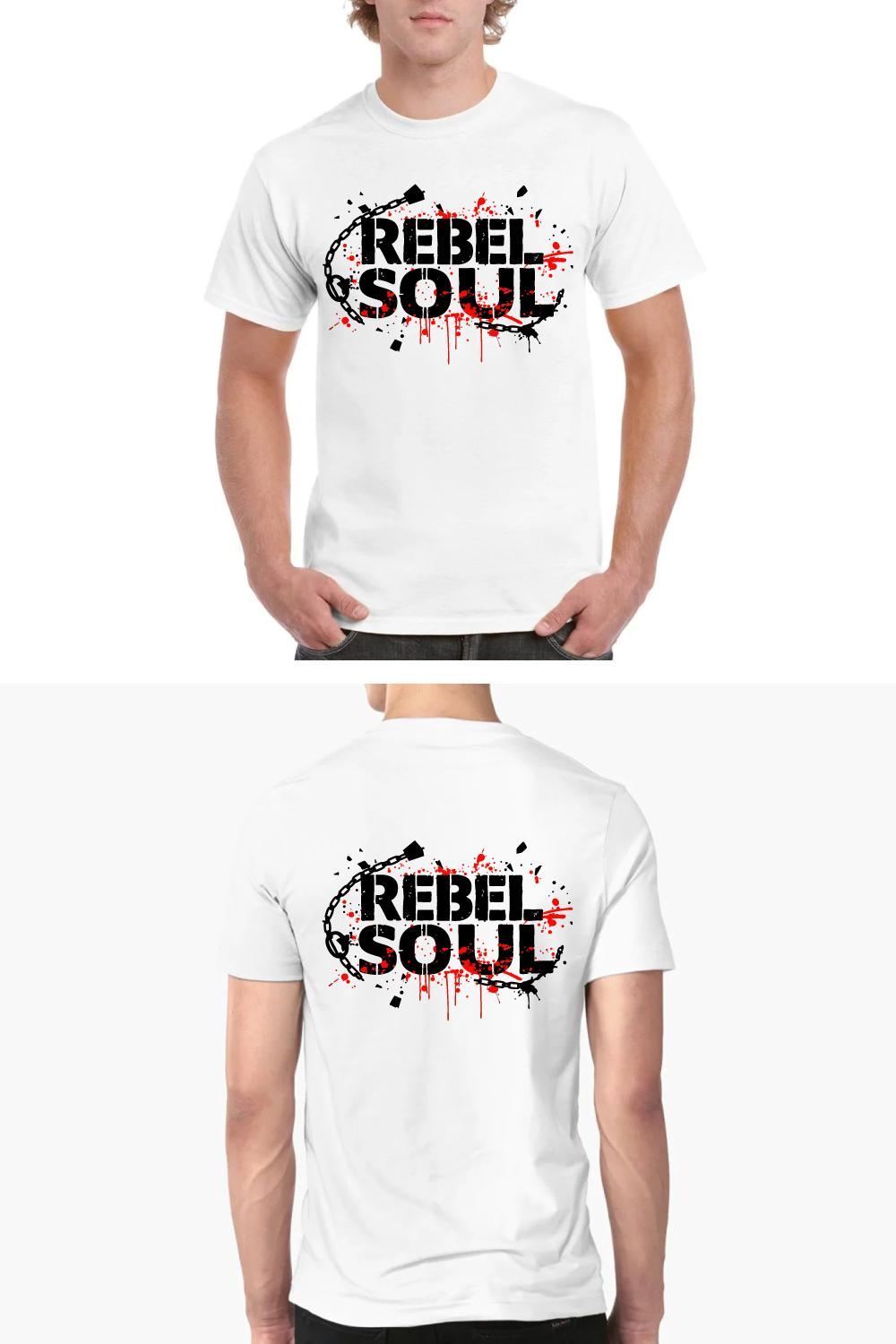 Rebel Soul Graffiti Splatter Art Street T-Shirt pinterest preview image.