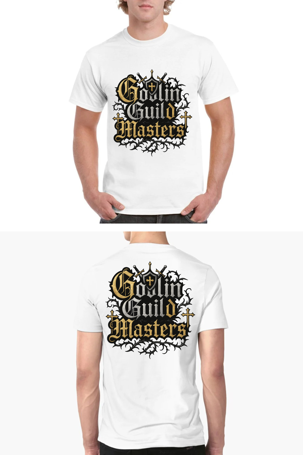 Goblin Guild Masters Medieval Fantasy Gaming Tee pinterest preview image.
