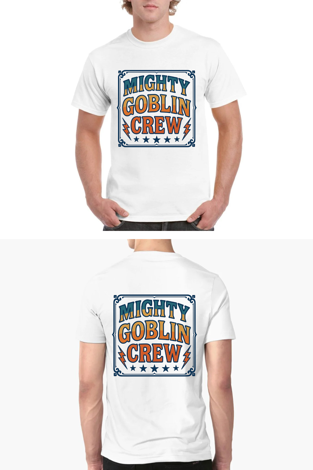 Mighty Goblin Crew Fantasy Gaming T-Shirt pinterest preview image.