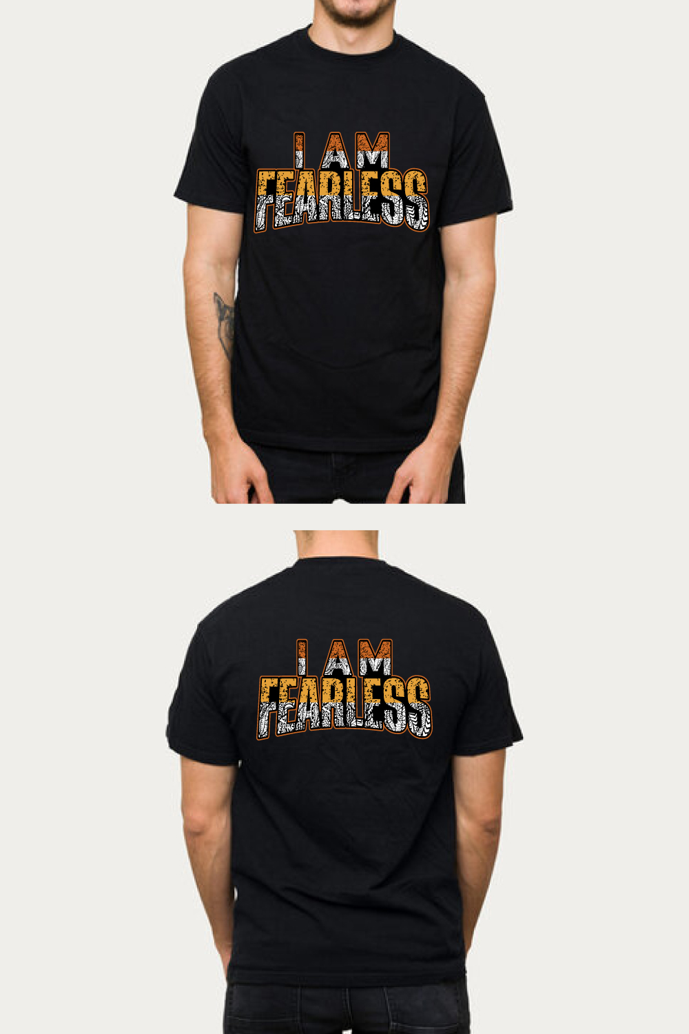 I Am Fearless T-Shirt - Bold Statement Tee pinterest preview image.