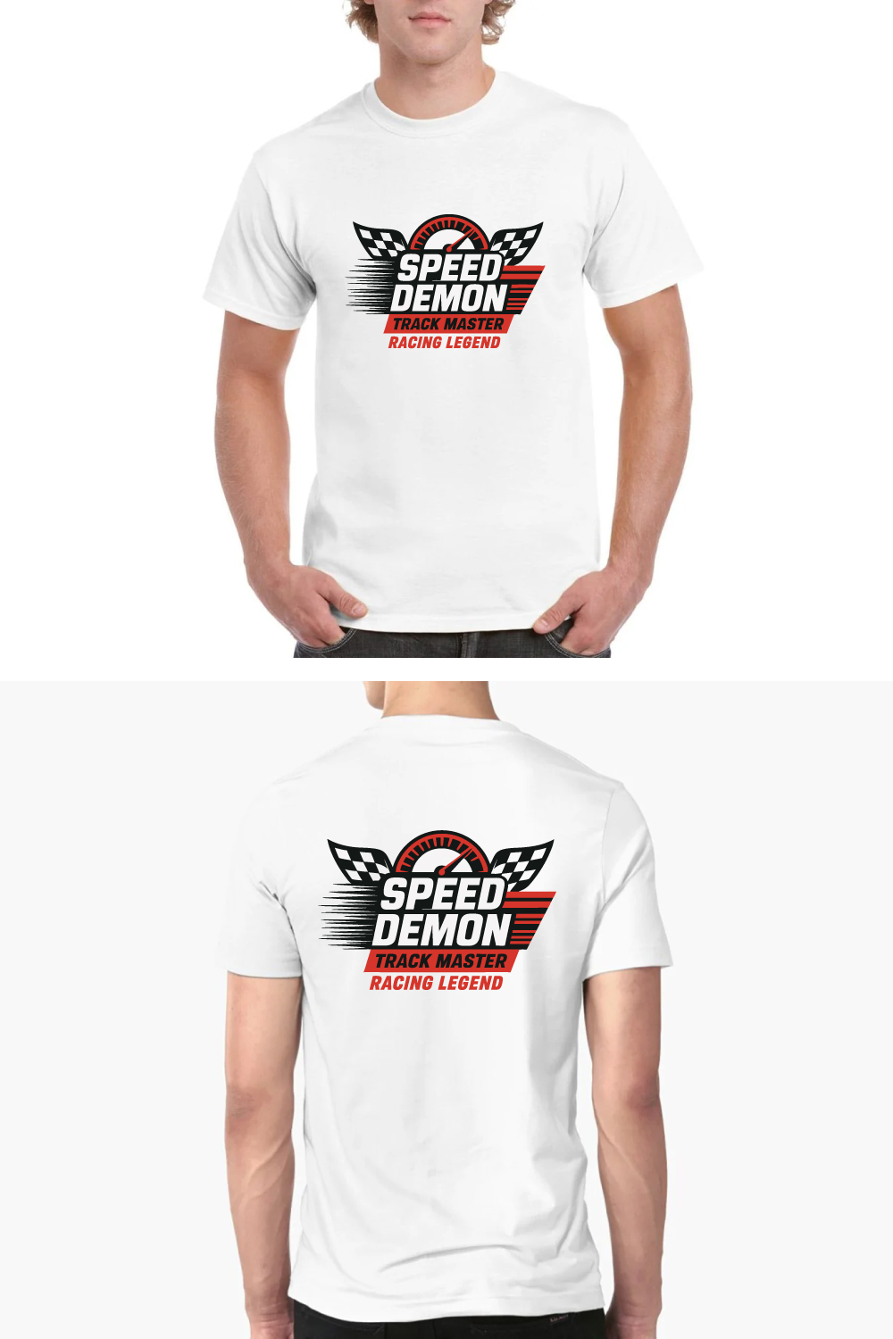 Speed Demon Track Master Racing Legend Checkered pinterest preview image.