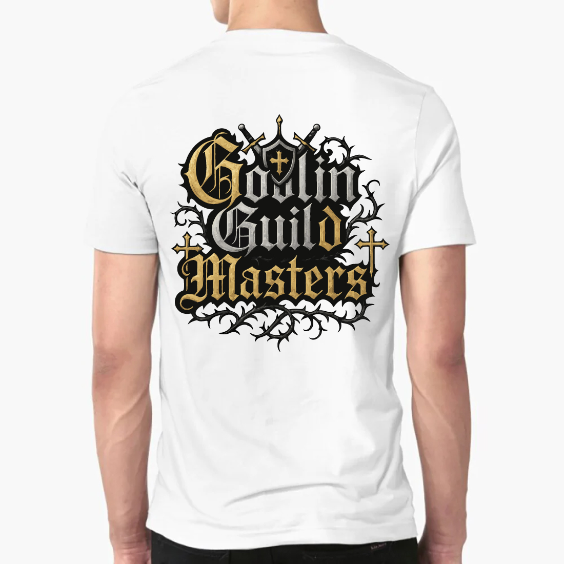 Goblin Guild Masters Medieval Fantasy Gaming Tee preview image.