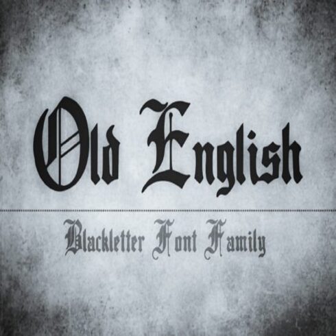 Old English Font cover image.