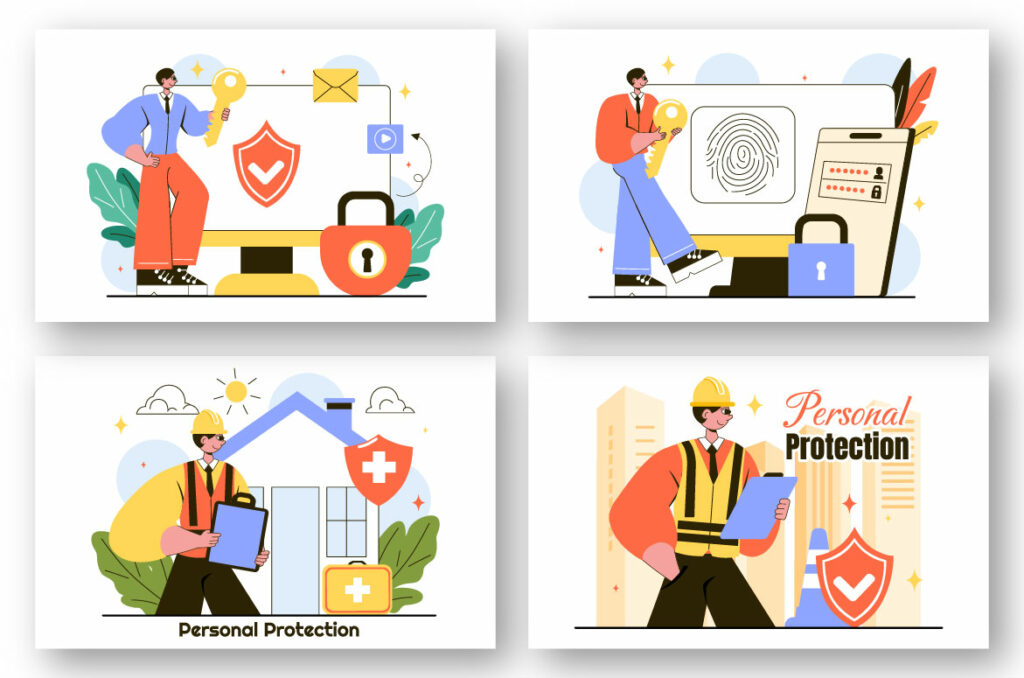 Proper Protection Image 10 Personal Protection Illustration - MasterBundles