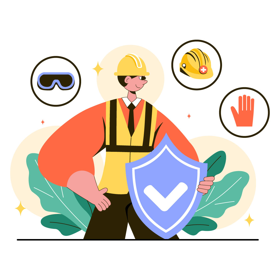 10 Personal Protection Illustration preview image.